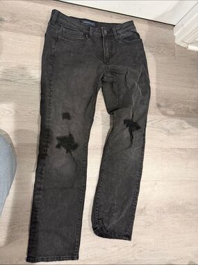 Aeropostale Men's Black Straight Jeans